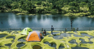 Unexplored places in Meghalaya with misty hills, waterfalls, and scenic landscapes during a MotorSwamis Meghalaya trip.