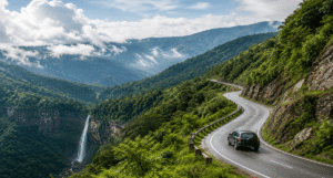 Meghalaya road trip through scenic hills and waterfalls