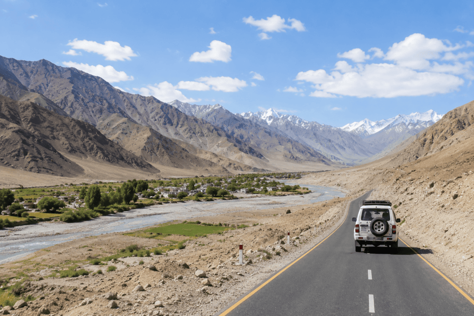 travel agency unseen Ladakh road trip by car scenic travel experience
